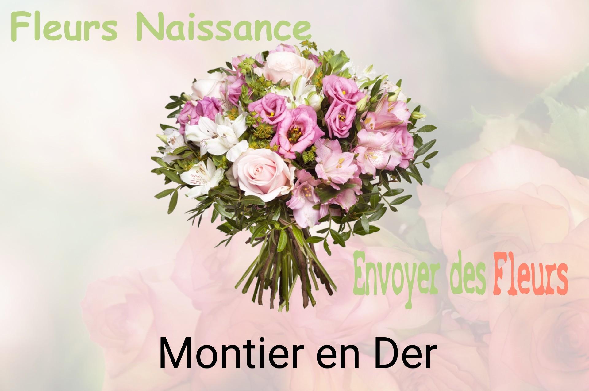 Bouquet de fleurs de naissance livré à Montier-en-Der